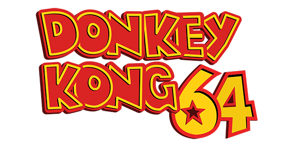 Donkey Kong 64 logo for Nintendo 64